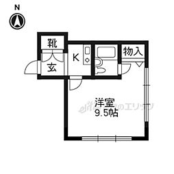 エイコンズハウス ワンルームの間取図画像