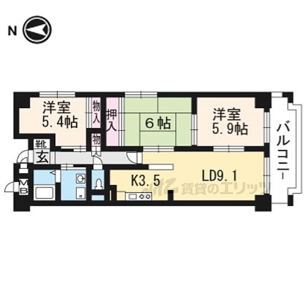 同じ建物の物件間取り写真 - ID:226064129535