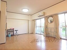 京福電気鉄道北野線 北野白梅町駅 徒歩14分の賃貸マンション 4階3DKのリビング/ダイニング