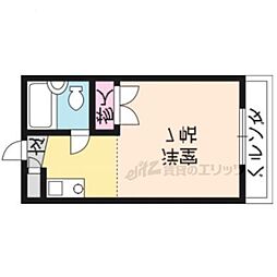 ＭＯＵＮＴＡＩＮ 2階1Kの間取り