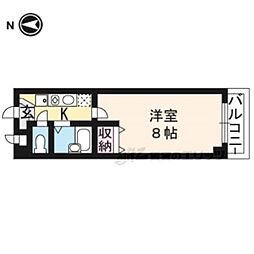 ユー、ピー、ディービル 1Kの間取図画像