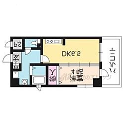 ベルエトフY2 1DKの間取図画像