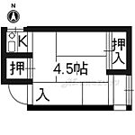 京都市左京区田中春菜町 2階建 築59年のイメージ