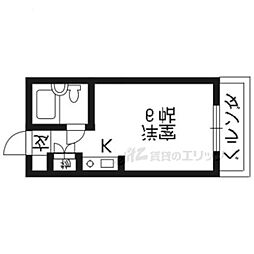 Ｍｉｎａｔｏ　Ｈｏｕｓｅ2022 2階1Kの間取り