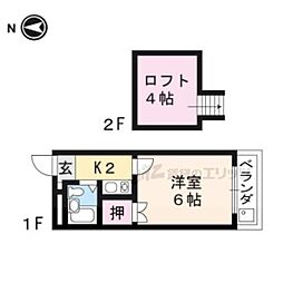 間取図画像 1K