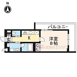 間取図画像 1K