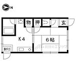 京都市北区出雲路立テ本町 2階建 築48年のイメージ