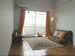 森田マンション西棟 805 4階ワンルームのリビング/ダイニング