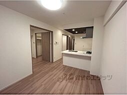 京福電気鉄道北野線 北野白梅町駅 徒歩13分の賃貸マンション 5階2LDKのリビング/ダイニング