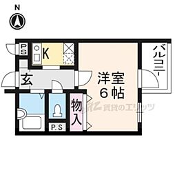 間取図画像 1K