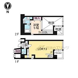 マンハッタンファンタジー 1LDKの間取図画像