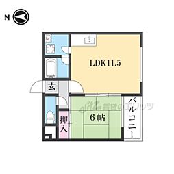 オアシス21 1LDKの間取図画像