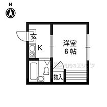 京都府京都市下京区御幸町通綾小路下ル丸屋町（賃貸マンション1R・1階・16.56㎡） その2