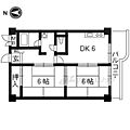 パールハイツイナリ2階6.2万円