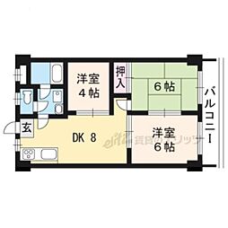 セジュールガイア 3LDKの間取図画像