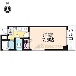 アップヒル・大宮 1Kの間取図画像