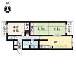 ヴェルデ三番館 3LDKの間取図画像
