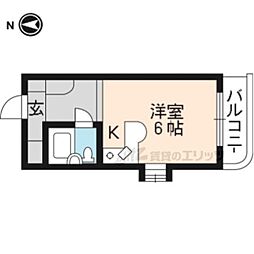 メゾン・ド・ルフレ ワンルームの間取図画像