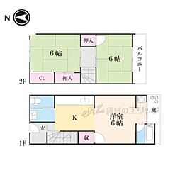 日ノ岡ローズハイツ 3階3Kの間取り