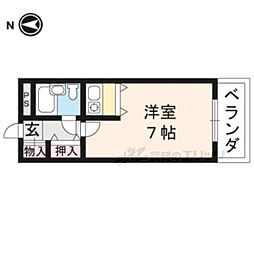 センチュリー・コーポ ワンルームの間取図画像