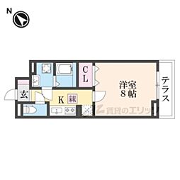 レオーネ 1Kの間取図画像