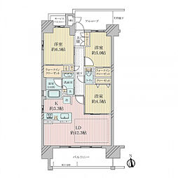 間取図画像 3LDK
