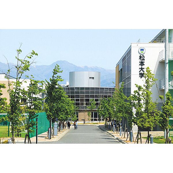 大学1「私立松本大学まで6083ｍ」