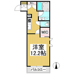 アン　フルール 1階1Kの間取り