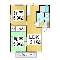 物件の間取り