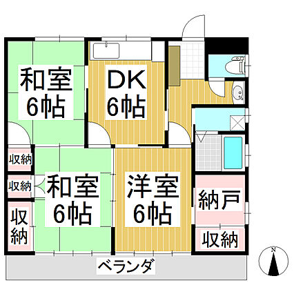メゾン上原A棟_間取り_0