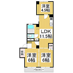 物件の間取り