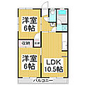 おねやま団地悠久台3階4.2万円