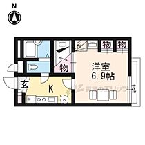 滋賀県大津市唐橋町（賃貸アパート1K・1階・19.87㎡） その2