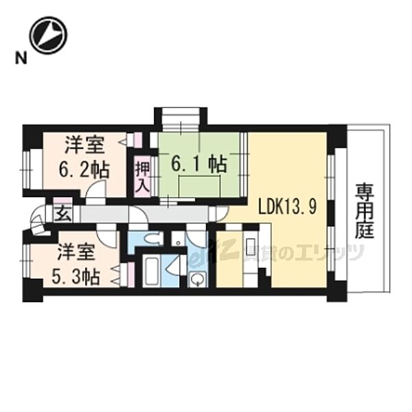 同じ建物の物件間取り写真 - ID:225005440322