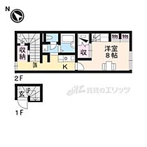 レオパレスとよさと 205 ｜ 滋賀県犬上郡豊郷町下枝（賃貸アパート1K・2階・28.02㎡） その2