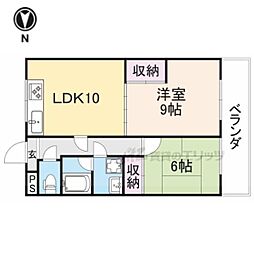 Ｎａｓｕ27 2階2LDKの間取り