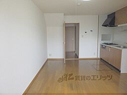 JR湖西線 堅田駅 4.3kmの賃貸アパート 1階2LDKのリビング/ダイニング