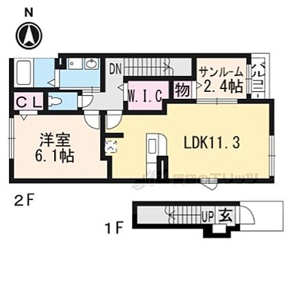 コンフォルタ東近江2_間取り_0