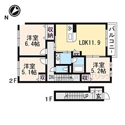 間取図画像 3LDK