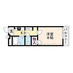 間取図画像 1K
