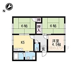 ハイムタムラ 3DKの間取図画像