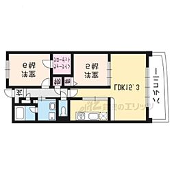 ヴィヴァーチェ 2LDKの間取図画像