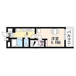 レオパレスビー.ビレッジ 1Kの間取図画像