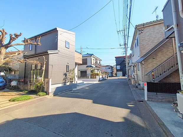 前面道路を含む現地写真