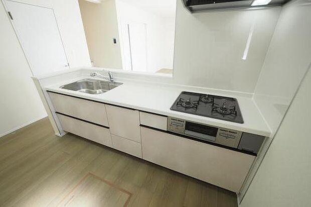 調理スペースが広めのワイドキッチン