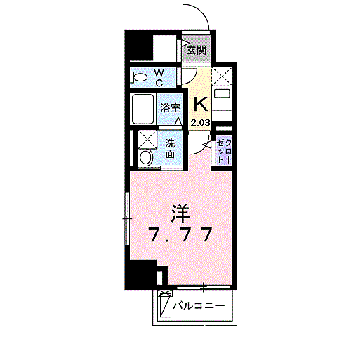 同じ建物の物件間取り写真 - ID:214054973956