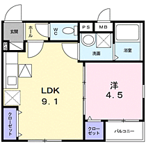 イリーデ　2 101 ｜ 神奈川県小田原市曽比2197-4（賃貸アパート1LDK・1階・35.49㎡） その2