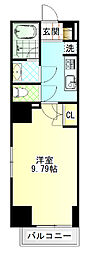S-FORT小田原 1Kの間取図画像