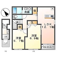 物件の間取り