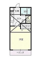 リバティ南三番町 1Kの間取図画像